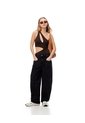 Body Asimétrico Cut Out Chocolate Mujer Chocolate de Gef