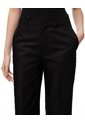 Pantalón Culotte Tiro Medio Negro Mujer Negro de Gef