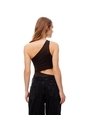 Body Asimétrico Cut Out Chocolate Mujer Chocolate de Gef