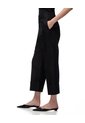 Pantalón Culotte Tiro Medio Negro Mujer Negro de Gef