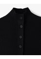 Camiseta Esqueleto Slim Tejido De Punto Negra Mujer Negro de Gef