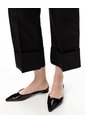 Pantalón Culotte Tiro Medio Negro Mujer Negro de Gef