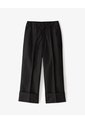 Pantalón Culotte Tiro Medio Negro Mujer Negro de Gef