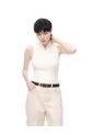 Camiseta Esqueleto Slim Tejido De Punto Blanca Mujer Blanco de Gef