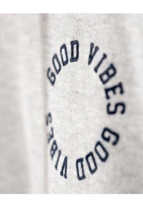 Buzo Tipo Hoddie Gris Niño Gris