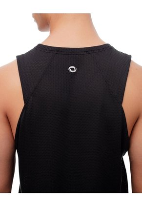 Camisilla Deportiva Antibacterial Negra Hombre Negro