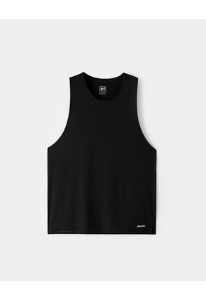 Camisilla Deportiva Antibacterial Negra Hombre Negro