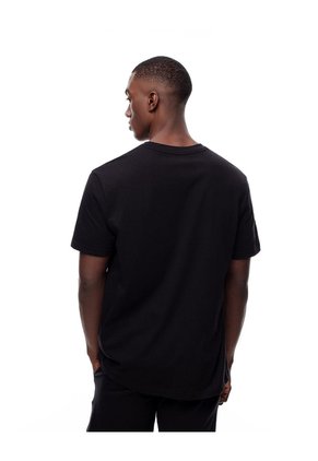 Camiseta Relax Algodón Negra Hombre Negro