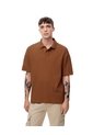 Polo Regular Algodón Caramelo Hombre Marron Claro de Gef
