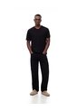Camiseta Relax Algodón Negra Hombre Negro de Gef