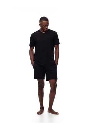 Camiseta Relax Algodón Negra Hombre Negro