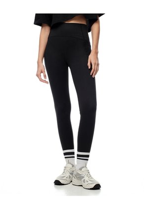 Legging Deportivo Secado Rápido Negro Mujer Negro