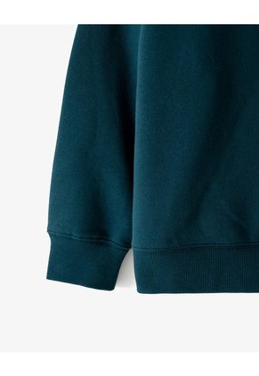 Buzo Tipo Hoddie Verde Niño Verde