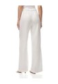 Pantalón Wide Leg Tiro Alto Blabco Mujer Blanco de Gef