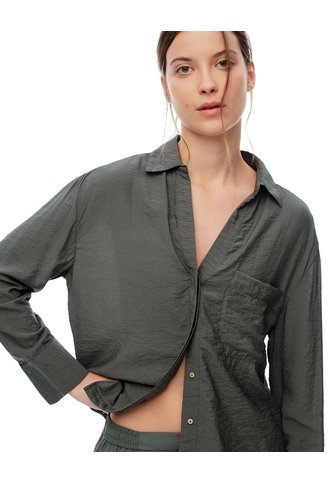 Camisa Manga Larga Regular Verde Mujer Verde Gef