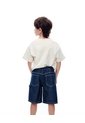 Bermuda Denim Regular índigo Oscuro Niño Azul Oscuro de Gef