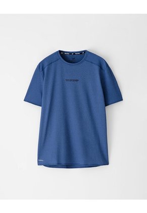 Camiseta Deportiva Control Humedad Azul Hombre Azul