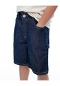 Bermuda Denim Regular índigo Oscuro Niño Azul Oscuro de Gef