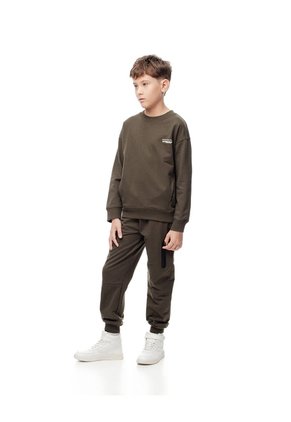Buzo Regular Verde Estampado Niño Verde