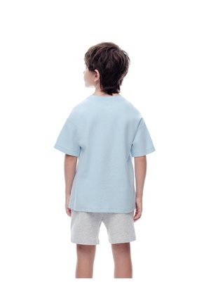 Camiseta Regular Algodón Azul Niño Azul