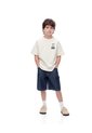 Bermuda Denim Regular índigo Oscuro Niño Azul Oscuro de Gef