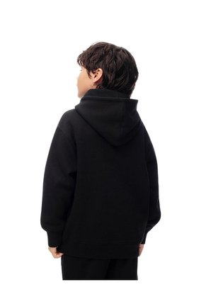 Buzo Tipo Hoddie Negro Niño Negro