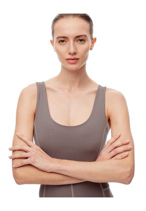 Eneterizo Deportivo Secado Rápido Café Mujer Cafe