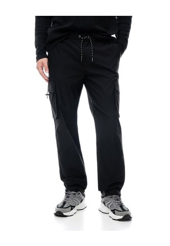 Pantalón Cargo Regular Liviano Negro Hombre Negro Gef