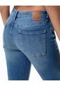 Jean Súper Skinny Tiro Medio índigo Medio Mujer Azul Oscuro de Gef
