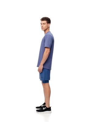 Pantaloneta Deportiva Ciclista Interno Azul Hombre Azul