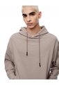 Buzo Relax Tipo Hoddie Algodón Taupe Hombre Marron Claro de Gef