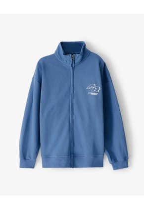 Chaqueta Regular Algodón Azul Niño Azul