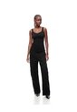 Camiseta Manga Sisa Slim Seamless Negra Mujer Negro de Gef