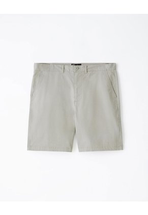 Bermuda Regular Drill Algodón Taupe Hombre Marron Claro
