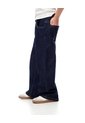 Jean Wide Leg Tiro Medio índigo Oscuro Niña Azul Oscuro de Gef