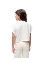 Camiseta Regular Algodón Blanca Niña Blanco de Gef