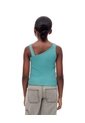 Camiseta Asimétrica Slim Rib Algodón Azul Niña Azul de Gef