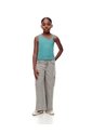Camiseta Asimétrica Slim Rib Algodón Azul Niña Azul de Gef