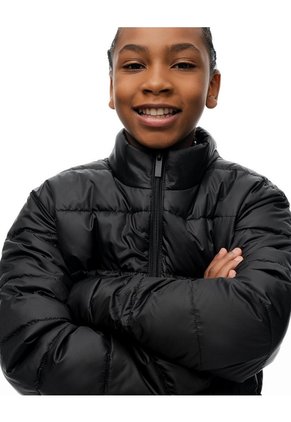 Chaqueta Regular Acolchada Negra Niño Negro