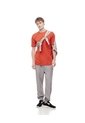 Camiseta Deportiva Control Humedad Naranja Hombre Naranja de Gef