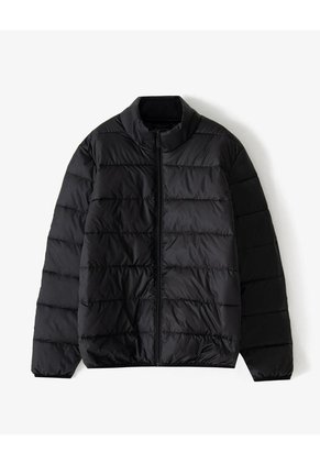 Chaqueta Regular Acolchada Negra Niño Negro