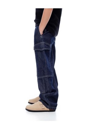 Jean Baggy índigo Oscuro Niño Azul Oscuro