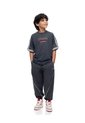 Jogger Regular Tiro Medio Gris Niño Gris de Gef