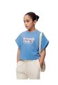 Camiseta Regular Algodón Azul Niña Azul de Gef