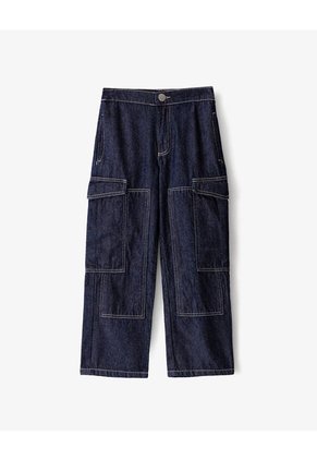 Jean Baggy índigo Oscuro Niño Azul Oscuro