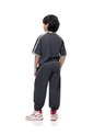 Jogger Regular Tiro Medio Gris Niño Gris de Gef