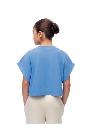Camiseta Regular Algodón Azul Niña Azul