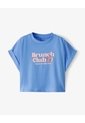 Camiseta Regular Algodón Azul Niña Azul de Gef