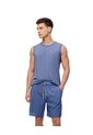Pantaloneta Deportiva Secado Rápido Azul Para Hombre Azul de Gef