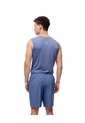 Pantaloneta Deportiva Secado Rápido Azul Para Hombre Azul de Gef